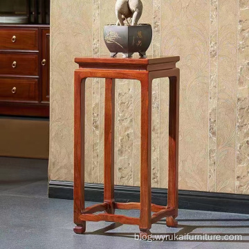 Household solid wood flower stand